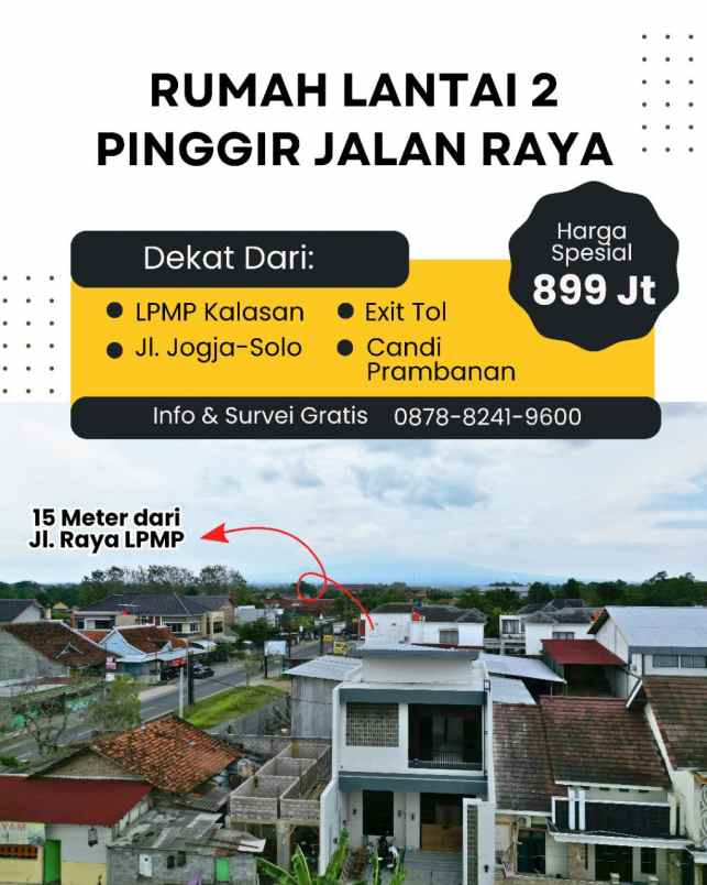 dijual rumah ngajeg tirtomartani