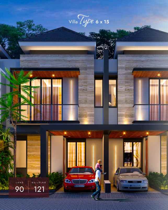 dijual rumah pacific palace jalan besar