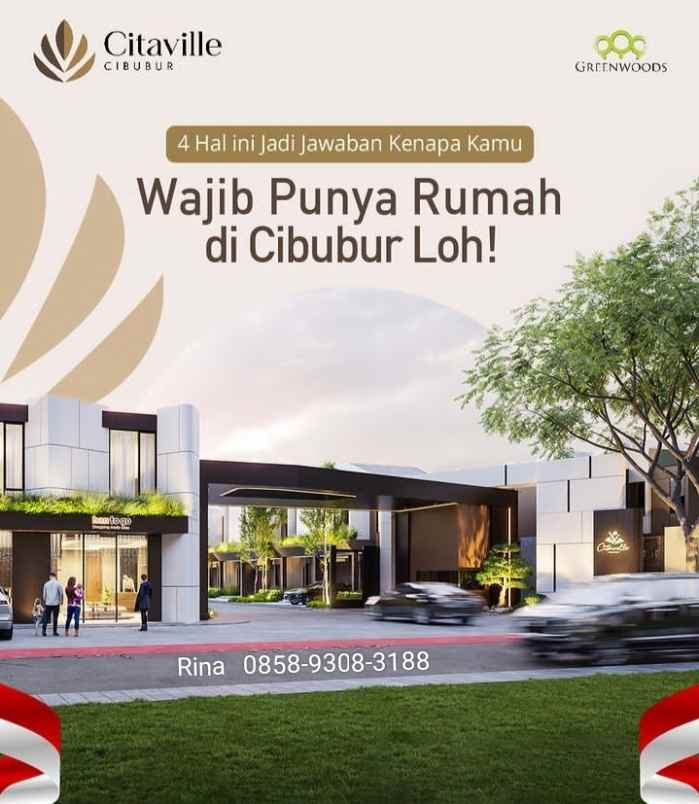 dijual rumah pasir angin kec cileungsi