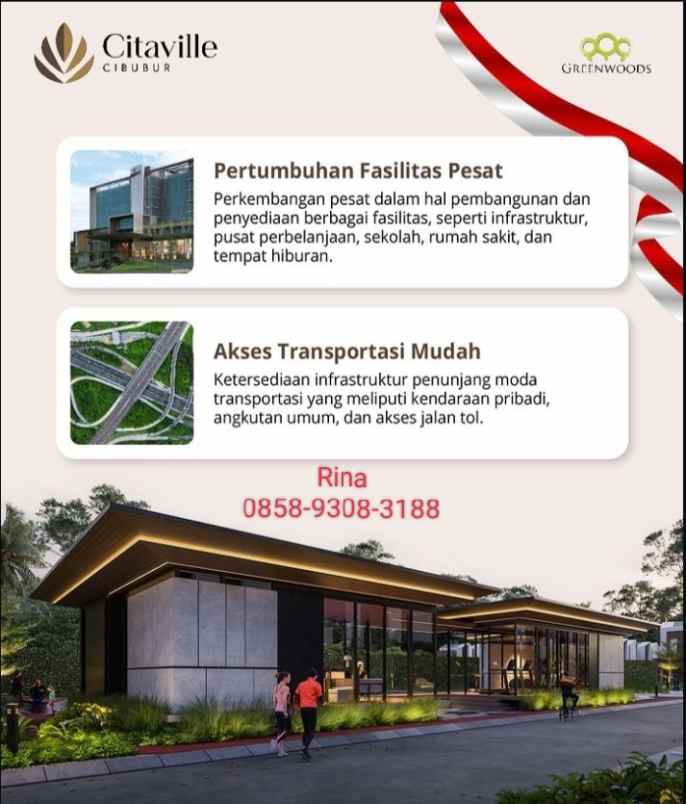 dijual rumah pasir angin kec cileungsi