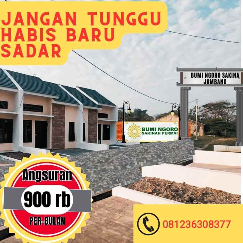 dijual rumah perumahan bumi ngoro