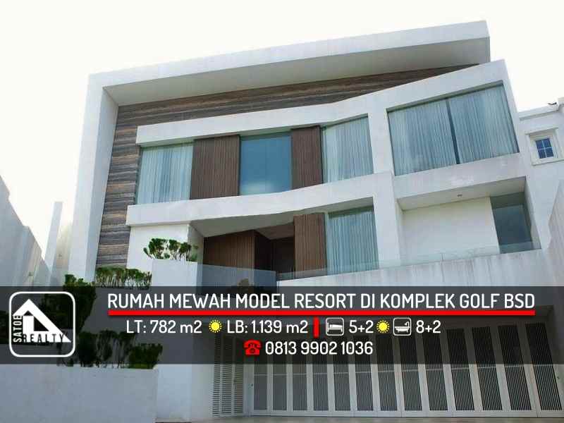 dijual rumah perumahan golf bsd city