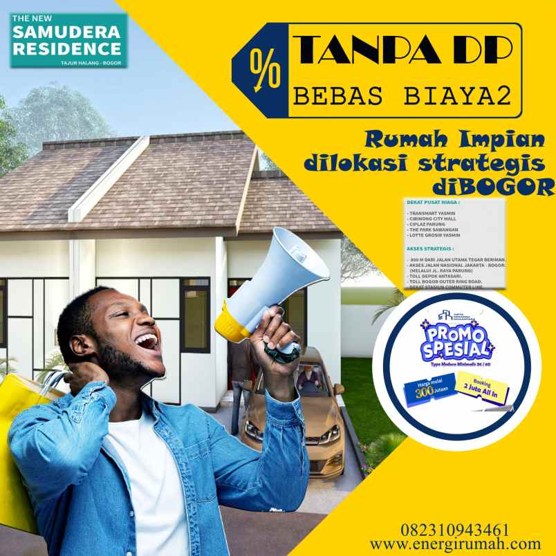 dijual rumah perumahan samudera