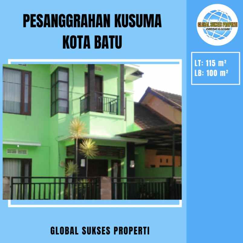 dijual rumah pesanggrahan kusuma