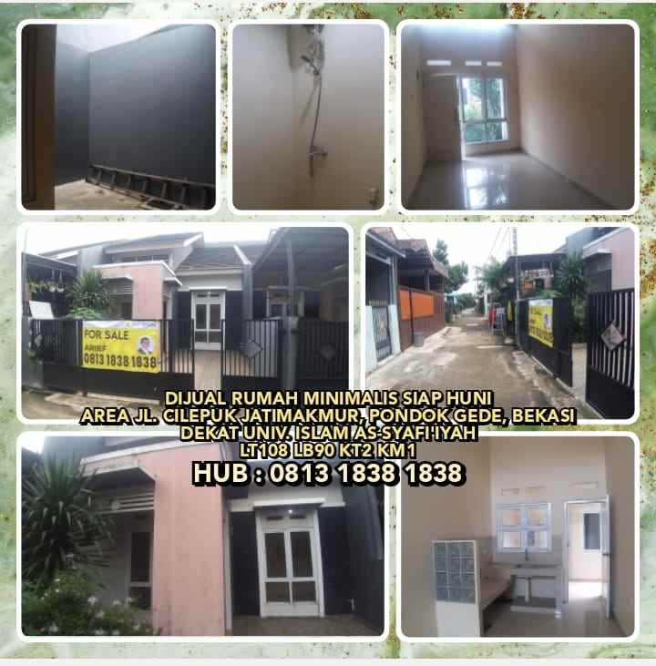 dijual rumah pondok gede bekasi