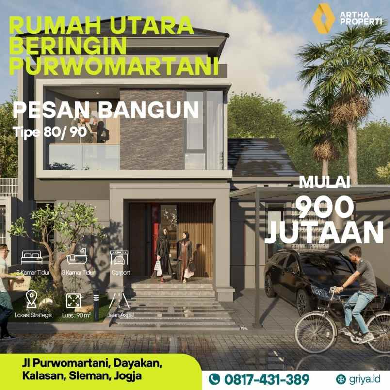 dijual rumah purwomartani dayakan