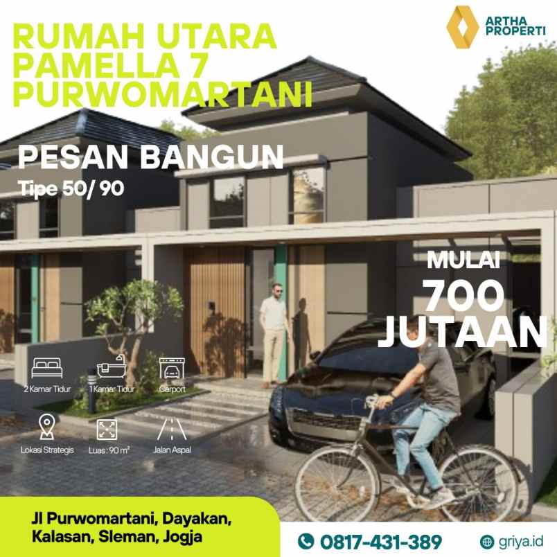 dijual rumah purwomartani dayakan