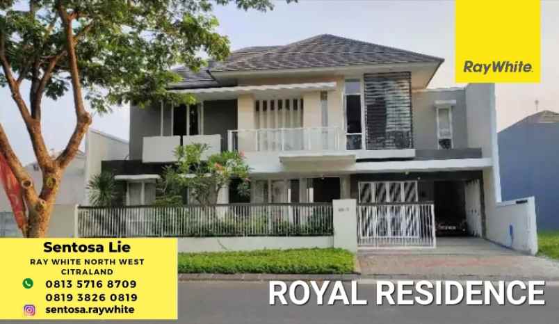 dijual rumah royal residence