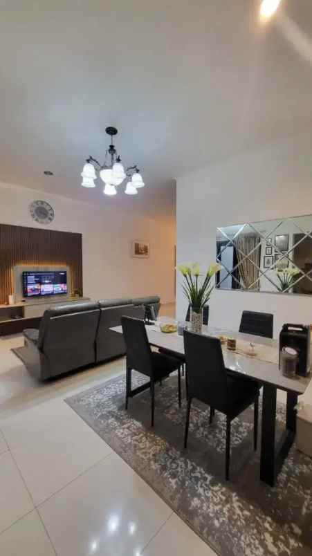 dijual rumah semi furnished di bsd nusaloka