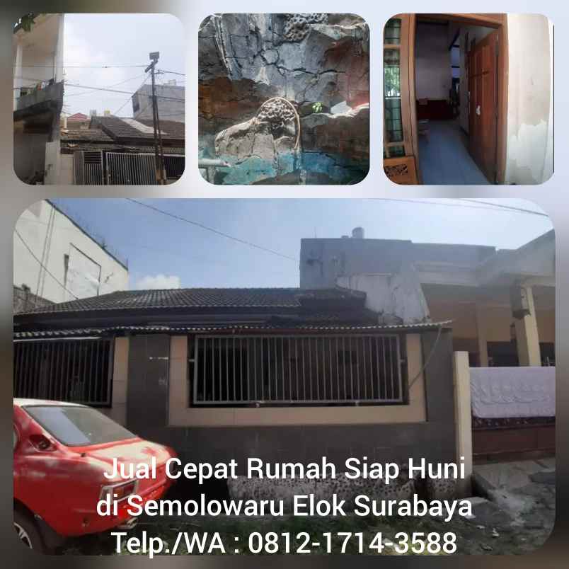 dijual rumah semolowaru elok surabaya 0812 1714 3588