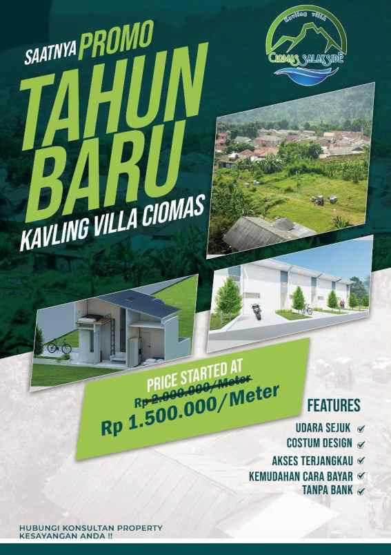 dijual rumah sukamakmur ciomas bogor