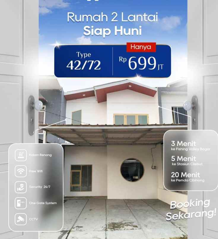 dijual rumah sukaraja