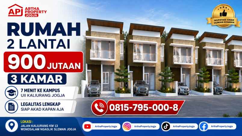 dijual rumah sukoharjo ngaglik sleman jogja