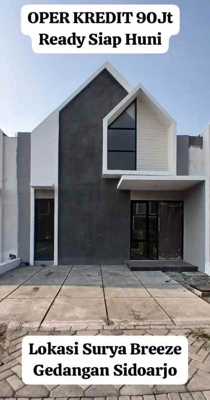 dijual rumah surya breeze cluster garden