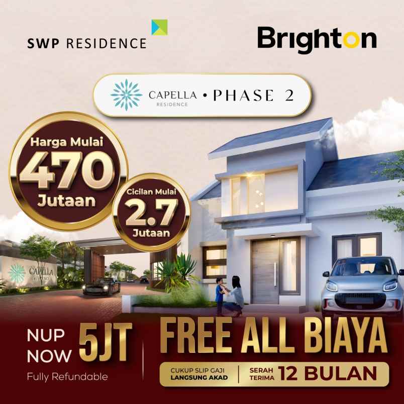 dijual rumah swp residence