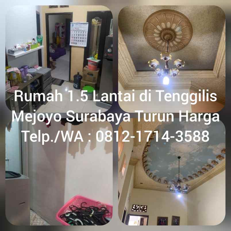 dijual rumah tenggilis mejoyo