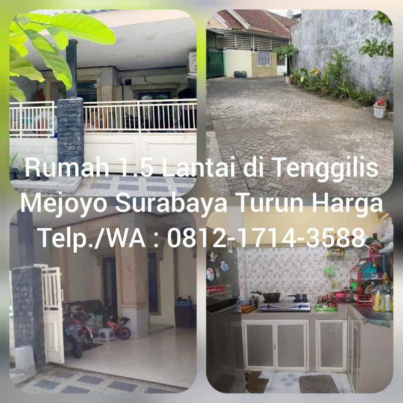 dijual rumah tenggilis mejoyo