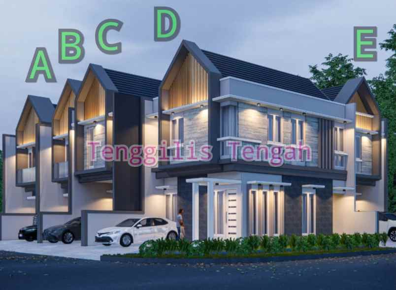 dijual rumah tenggilis tengah