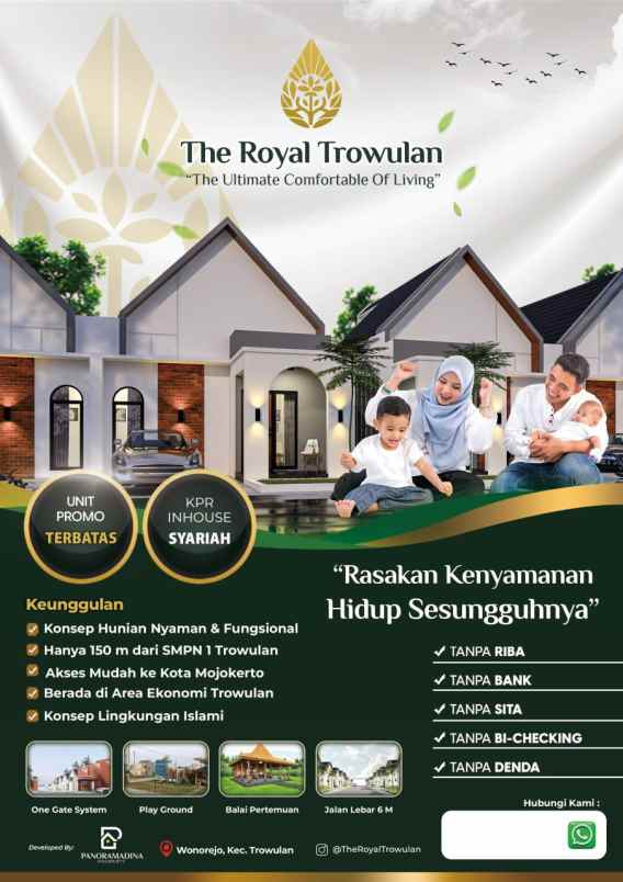 dijual rumah wonorejo trowulan mojokerto