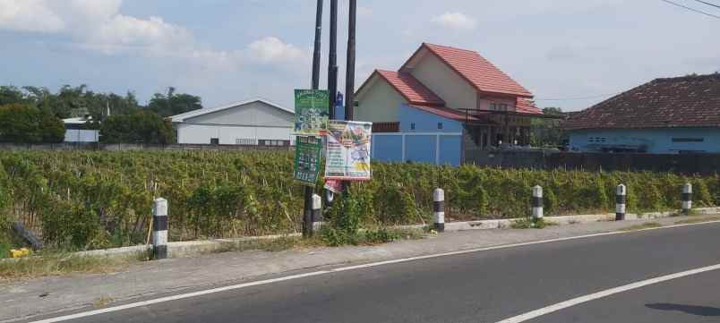 dijual tanah alamat jalan berbah