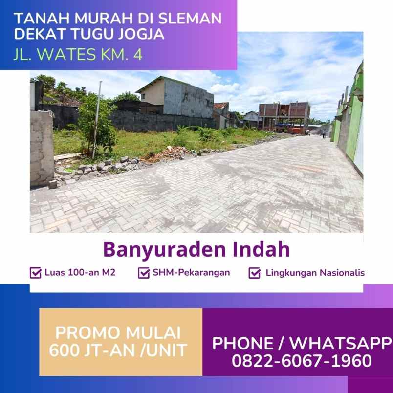 dijual tanah banyuraden