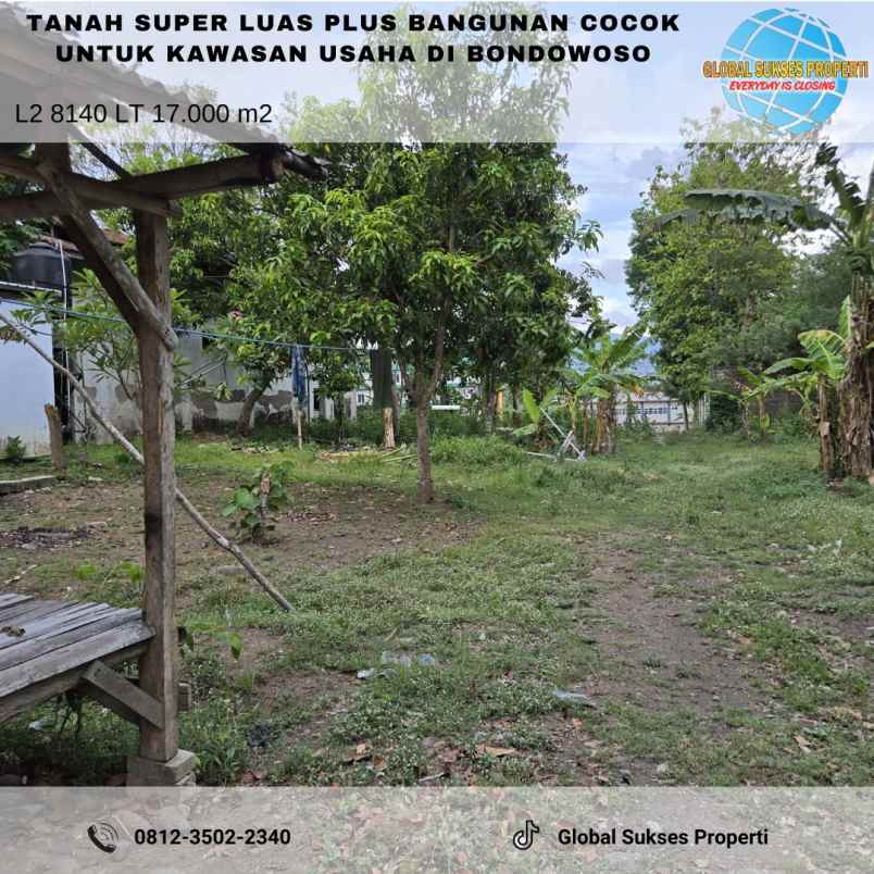 dijual tanah bondowoso