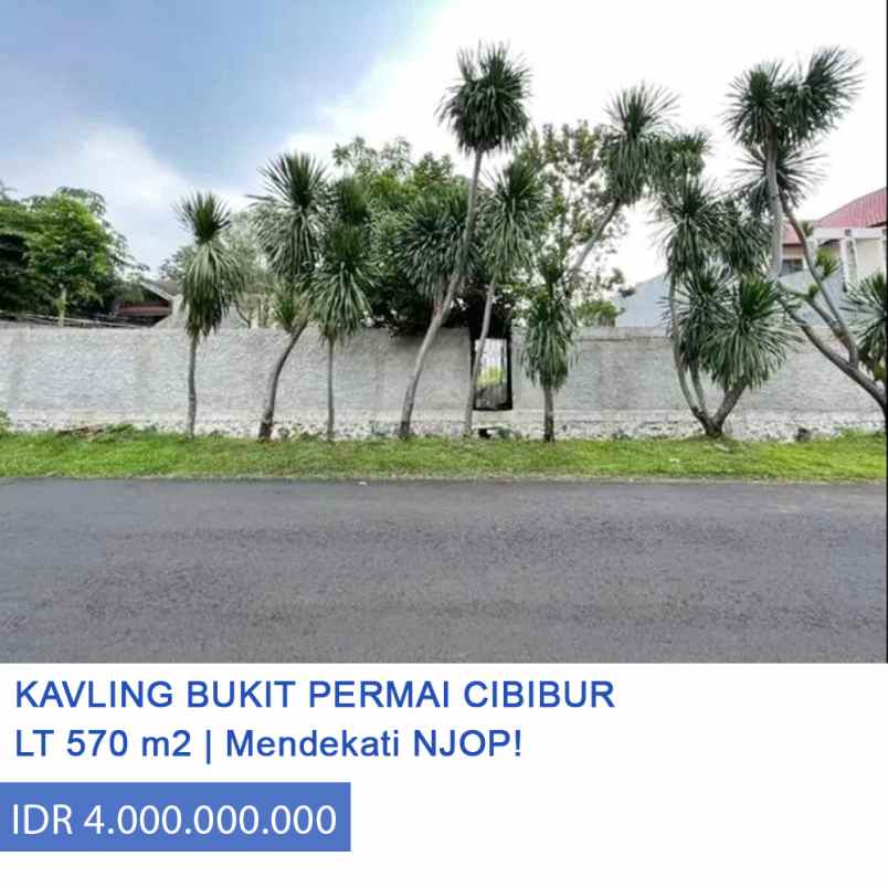 dijual tanah bukit permai cibubur