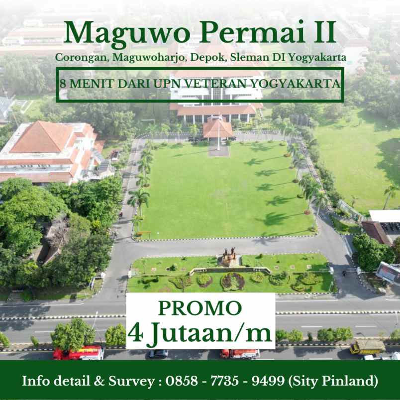 dijual tanah corongan maguwoharjo depok