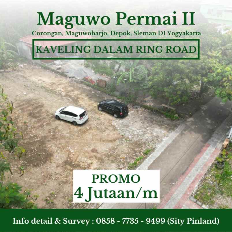 dijual tanah corongan maguwoharjo depok