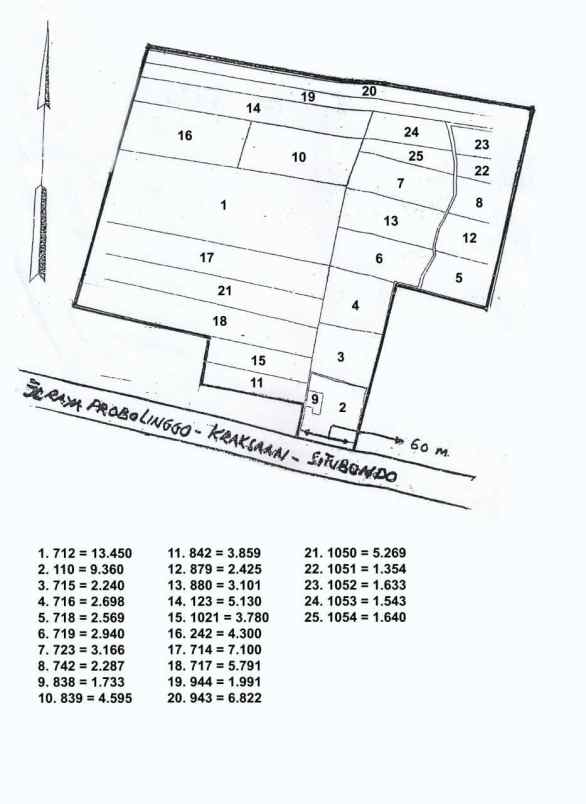 dijual tanah desa bulang