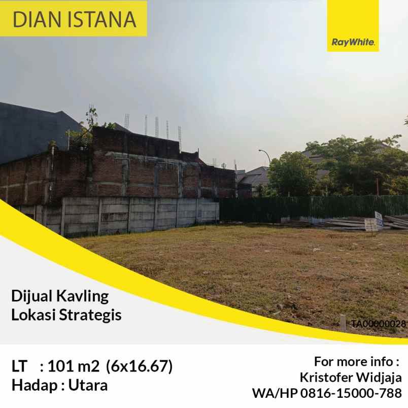 dijual tanah dian istana surabaya