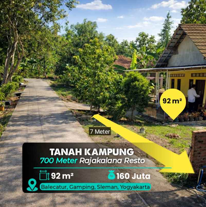 dijual tanah gamping