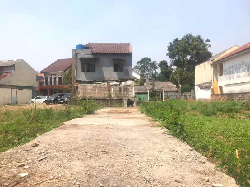 dijual tanah jalan raya cinere