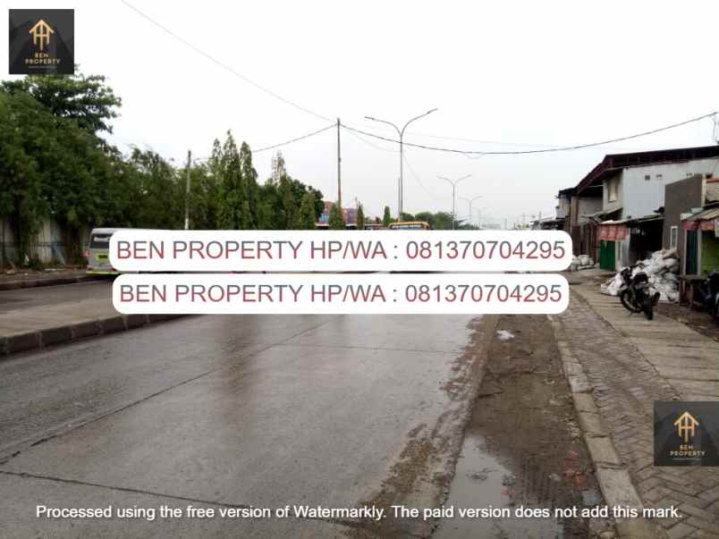 dijual tanah jl akses marunda cilincing