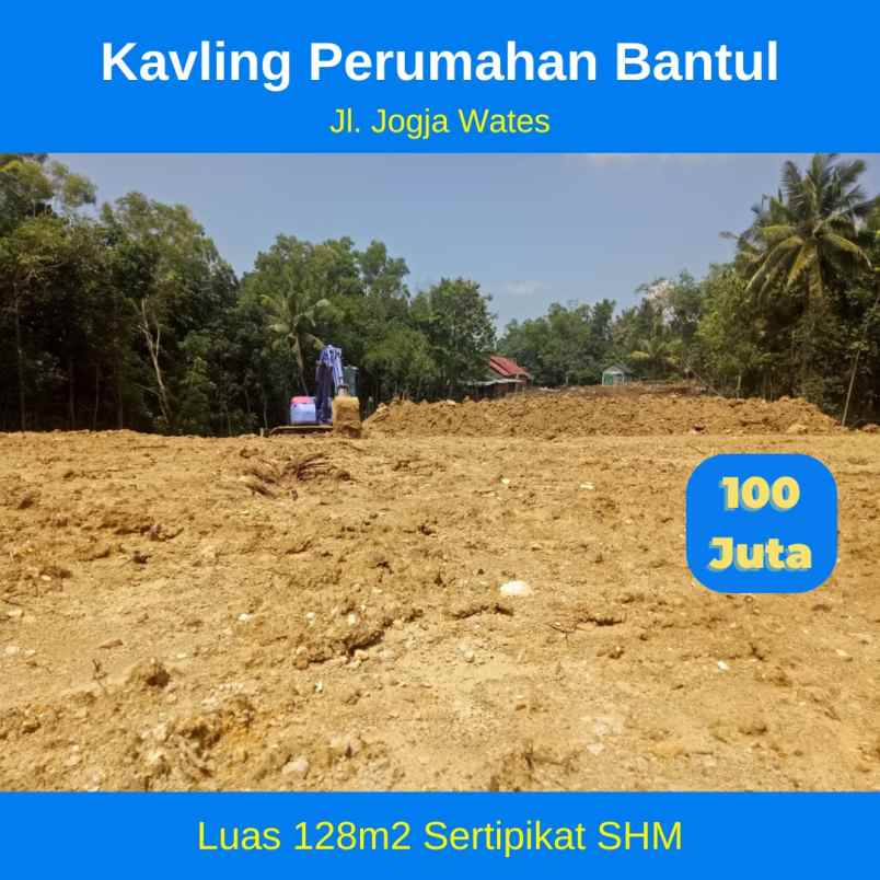 dijual tanah jl jogja wates argorejo