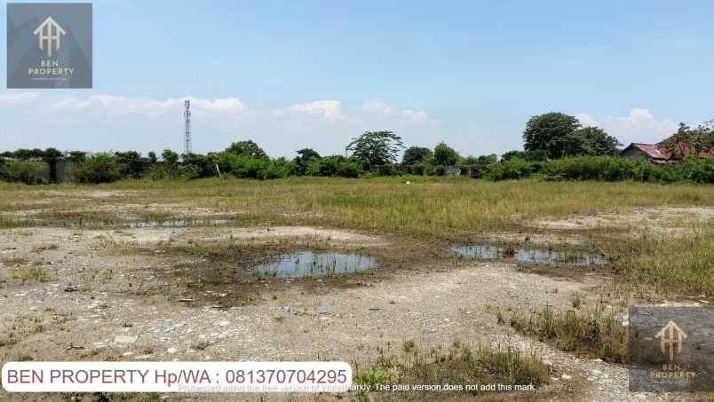 dijual tanah jl pltgu muara tawar