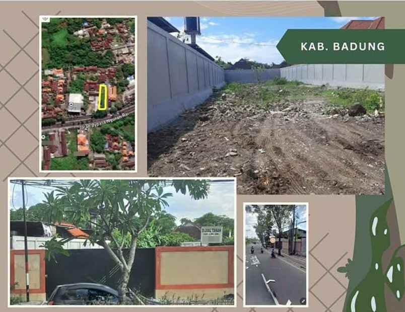 dijual tanah jl raya bypass ngurah rai