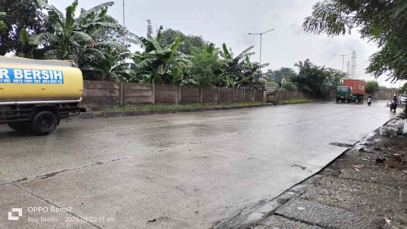 dijual tanah jl raya cakung cilincing