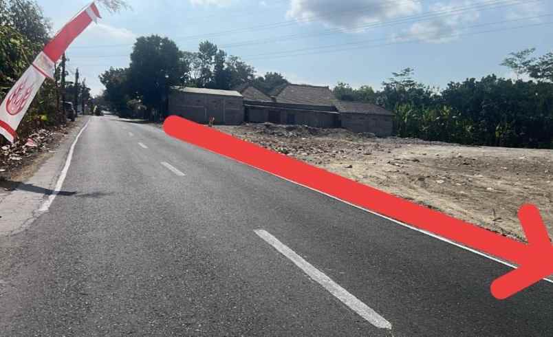 dijual tanah jl raya kasongan