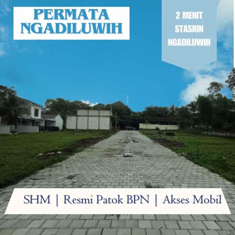 dijual tanah jl raya ngadiluwih