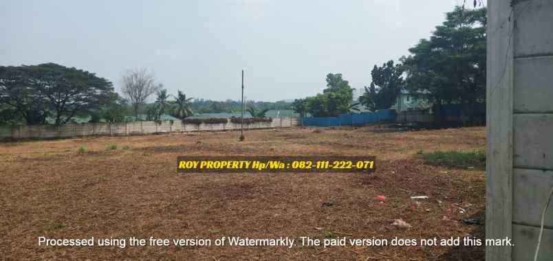 dijual tanah jl raya serpong pondok