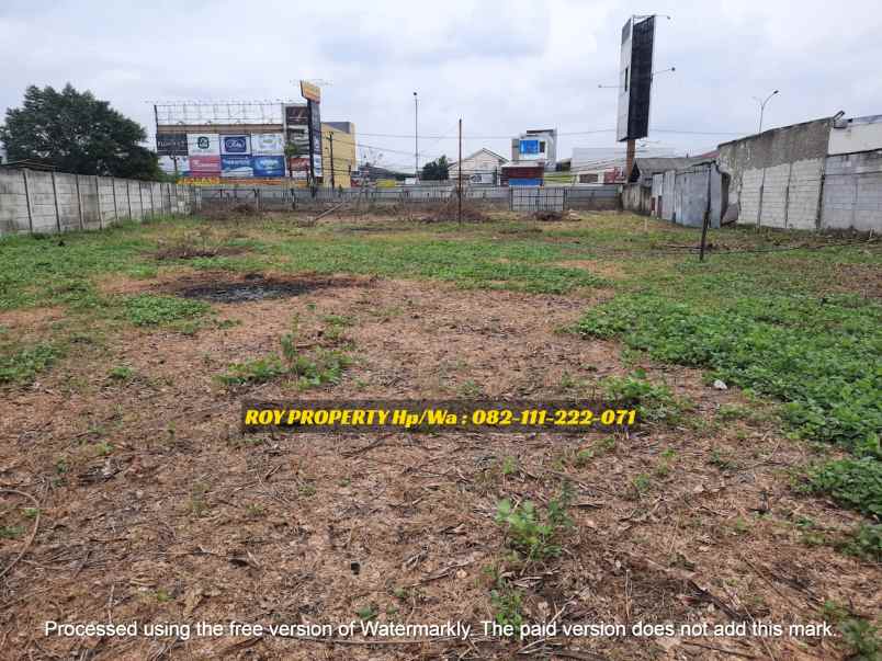 dijual tanah jl raya serpong pondok