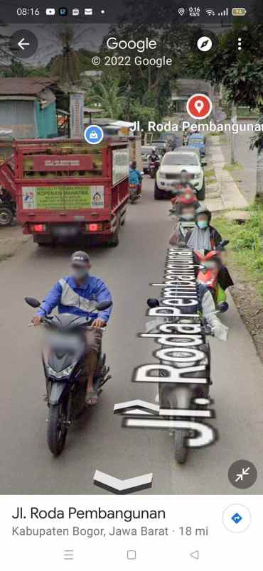 dijual tanah jl roda pembangunan