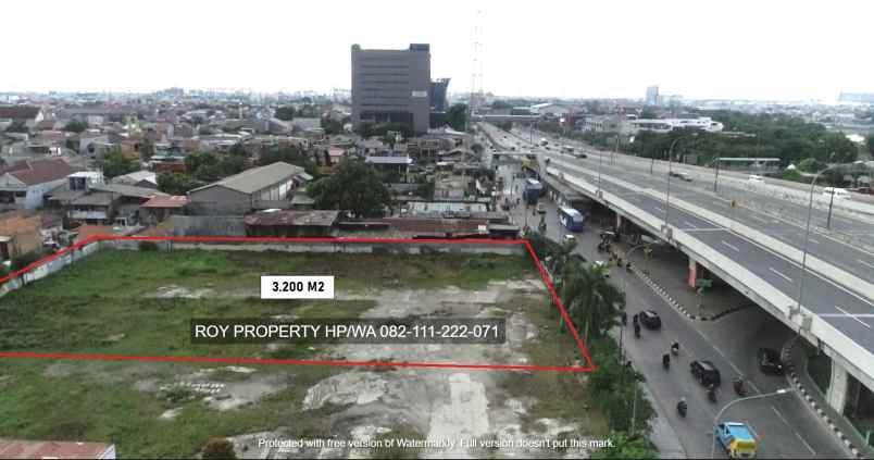 dijual tanah jl yos sudarso sungai