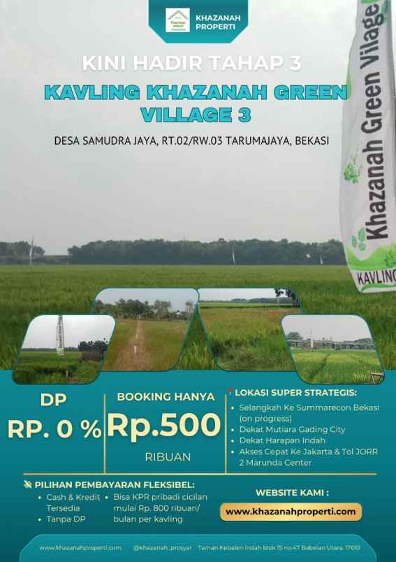 dijual tanah kavling murah dekat jakarta