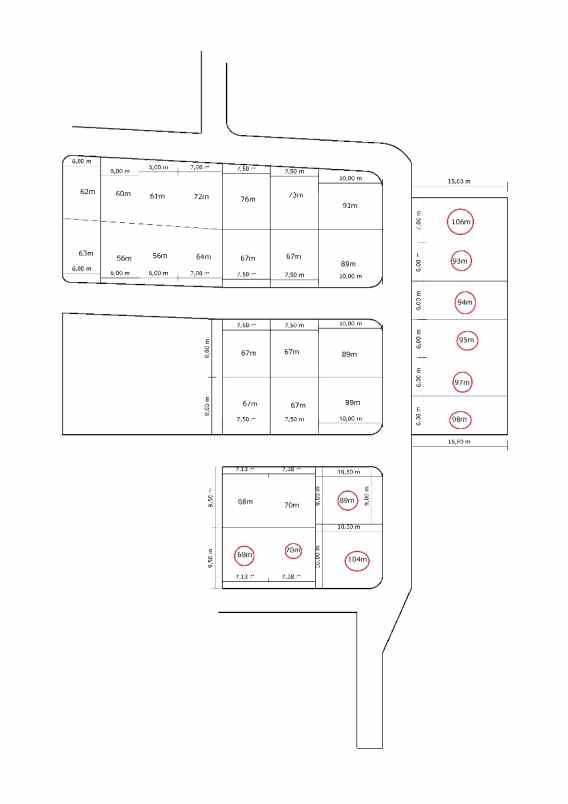 dijual tanah kavling permana jl masjid