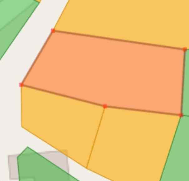 dijual tanah kebun pinggir jl desa