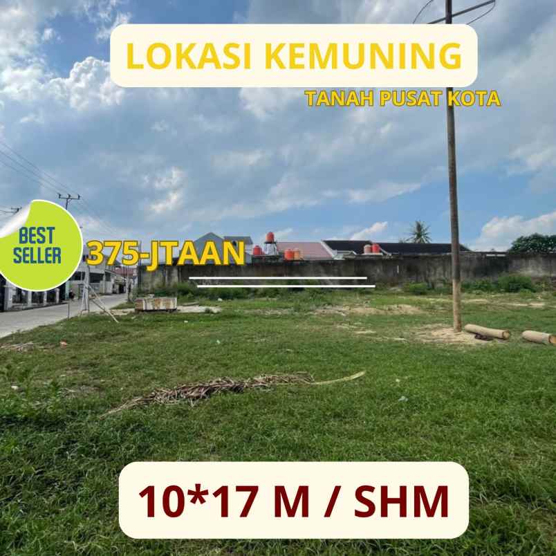 dijual tanah kemuning kota palembang