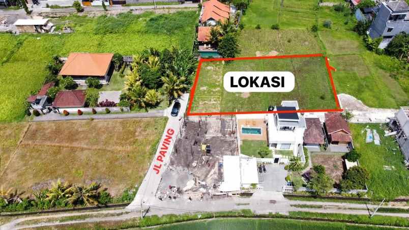 dijual tanah komersil lokasi nyanyi