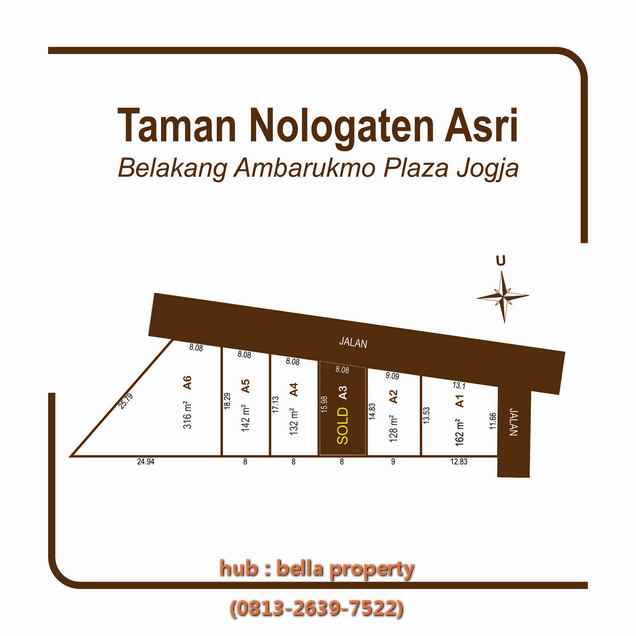 dijual tanah nologaten